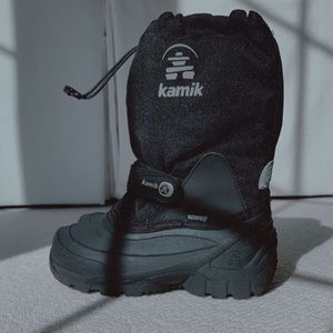 Kamik Black Snow Boots Boys Size 13